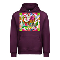 Mauve Wine summer time Urban Hoodie - CowhideDigitalArt