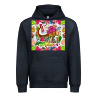 Navy summer time Urban Hoodie - CowhideDigitalArt