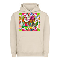 Pigment French Oak summer time Urban Hoodie - CowhideDigitalArt