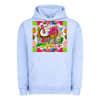 Pigment Grape Ice summer time Urban Hoodie - CowhideDigitalArt