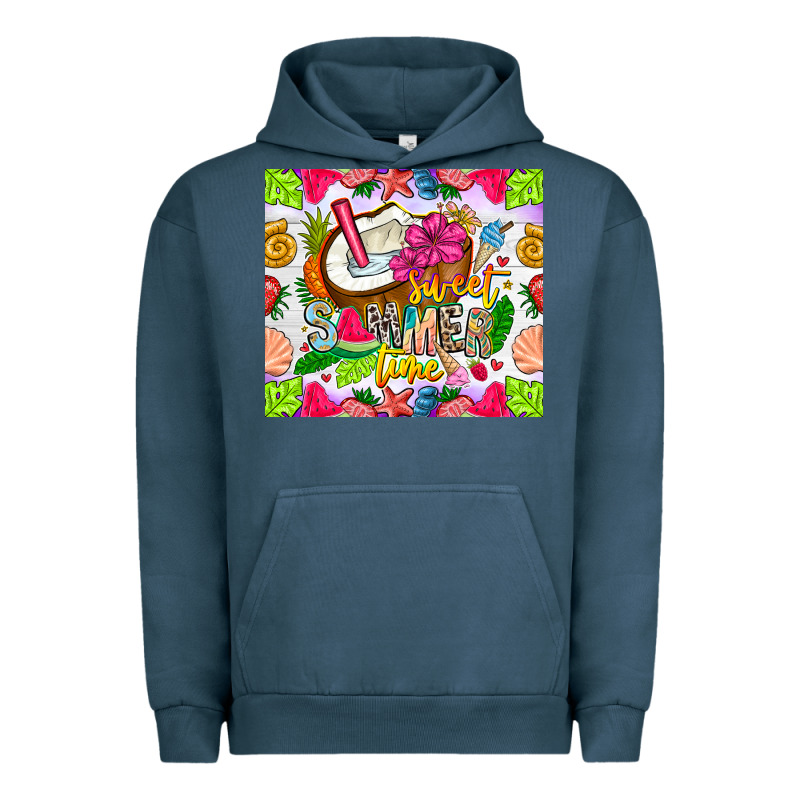 Summer Time Urban Hoodie by CowhideDigitalArt | Teevron