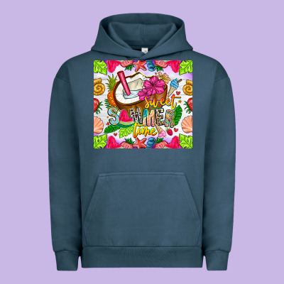 Summer Time Urban Hoodie Designed By Cowhidedigitalart