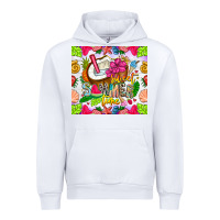 White summer time Urban Hoodie - CowhideDigitalArt