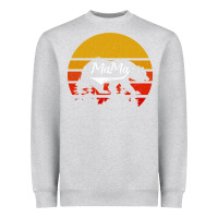 Heather Grey Mama Bear Heavyweight Sweatshirt - Bettercallsaul