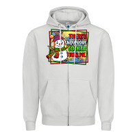 Dove Grey theres snowbody cooler than me Zipper Hoodie - CowGirlArtShop