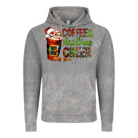Cloud Rock Coffee and Christmas cheer Vintage Hoodie - NancyCooperArtShop