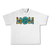 Lunar Rock Western Mom With Turquoise Gemstone Urban Heavy Tee - BundleAndBundleShop
