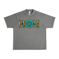 Tornado Western Mom With Turquoise Gemstone Urban Heavy Tee - BundleAndBundleShop