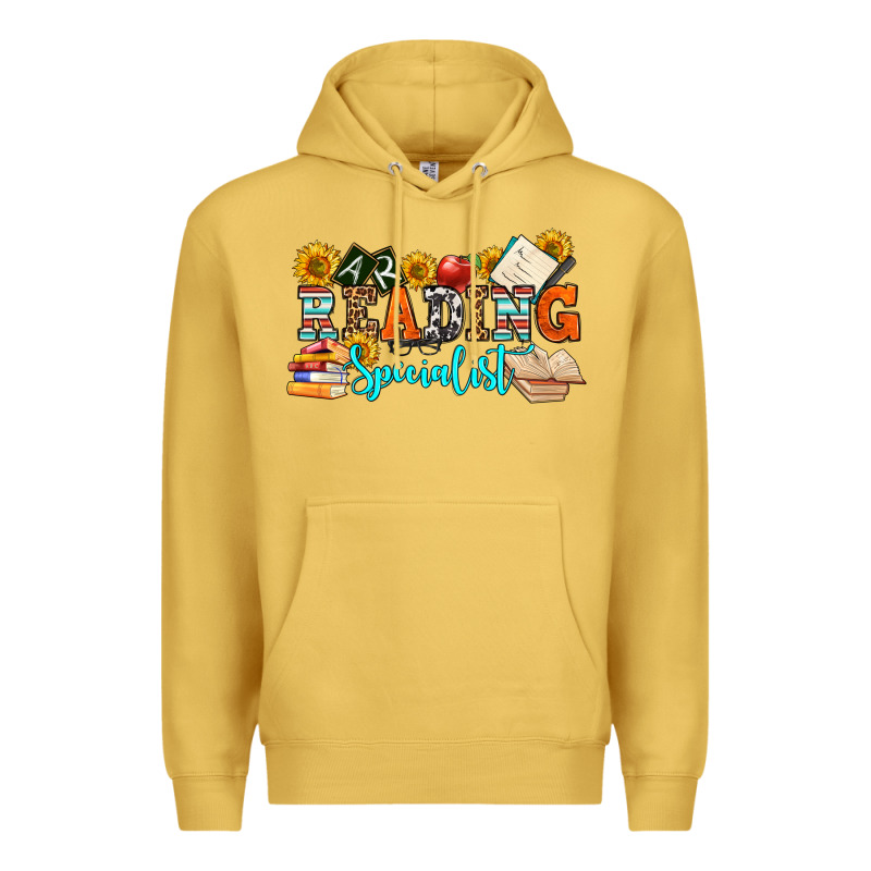 Reading Specialist Olivia Premium Hoodie by OliviaCreatesArt | Teevron