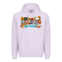 Lilac reading specialist olivia Premium Hoodie - OliviaCreatesArt