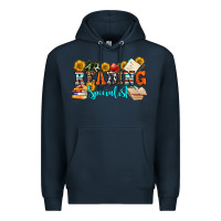 Navy reading specialist olivia Premium Hoodie - OliviaCreatesArt