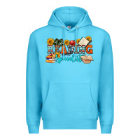 Ocean Blue reading specialist olivia Premium Hoodie - OliviaCreatesArt