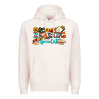 Pale Pink reading specialist olivia Premium Hoodie - OliviaCreatesArt