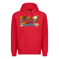 Red reading specialist olivia Premium Hoodie - OliviaCreatesArt