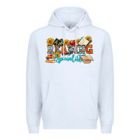 White reading specialist olivia Premium Hoodie - OliviaCreatesArt