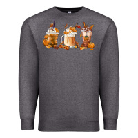 Charcoal Heather Fall Coffees Premium Sweatshirt - FaDigitalArtStudio