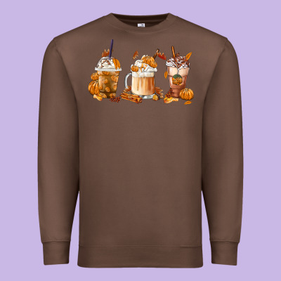 Fall Coffees Premium Sweatshirt Designed By Fadigitalartstudio