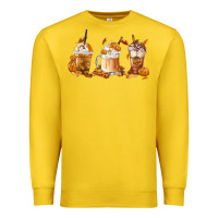 Lemon Fall Coffees Premium Sweatshirt - FaDigitalArtStudio