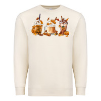 Sandshell Fall Coffees Premium Sweatshirt - FaDigitalArtStudio
