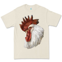 Bone Leghorn Rooster Head Premium Tee - LillyAllenDesigns