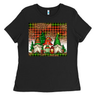 Black Christmas gnomes Ladies Tee - Jasminsmagicworld