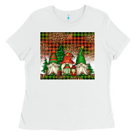 White Christmas gnomes Ladies Tee - Jasminsmagicworld