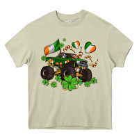 Mossy monster truck with shamrocks Heavy Core Tee - AdoDesignShop