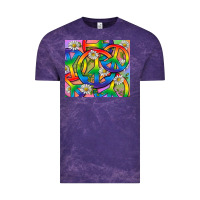 Cloud Purple Pride LGBTQ+ Peace Tumbler Vintage Tee - BundleAndBundleShop