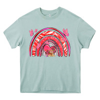 Arona valentines day rainbow with heart Heavy Core Tee - NancyCooperArtShop