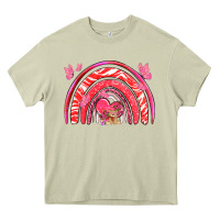 Mossy valentines day rainbow with heart Heavy Core Tee - NancyCooperArtShop
