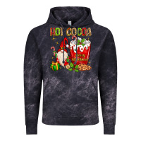 Cloud Black christmas gnome hot cocoa Vintage Hoodie - MaliasSmallBusiness