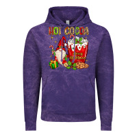 Cloud Purple christmas gnome hot cocoa Vintage Hoodie - MaliasSmallBusiness