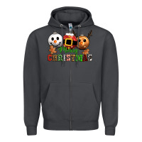 Smoke merry christmas Zipper Hoodie - CowGirlArtShop