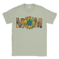 Matcha Western Mom With Gemstone And Sunflower Classic Tee - BundleAndBundleShop