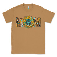 Toasted Coconut Western Mom With Gemstone And Sunflower Classic Tee - BundleAndBundleShop
