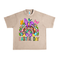 French Oak Easter Day Rainbow Urban Heavy Tee - BundleAndBundleShop