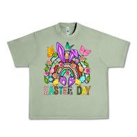 Oil Green Easter Day Rainbow Urban Heavy Tee - BundleAndBundleShop