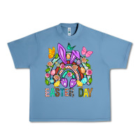 Pebble Blue Easter Day Rainbow Urban Heavy Tee - BundleAndBundleShop