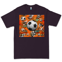 Plum soccer aztec glitter tumbler Premium Tee - Jasminsmagicworld