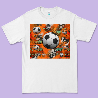 Soccer Aztec Glitter Tumbler Premium Tee Designed By Jasminsmagicworld