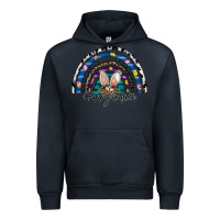 Navy happy easter rainbow Urban Hoodie - CowhideDigitalArt