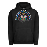 Pigment Black happy easter rainbow Urban Hoodie - CowhideDigitalArt