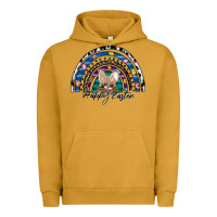 Pigment Peanut Butter happy easter rainbow Urban Hoodie - CowhideDigitalArt