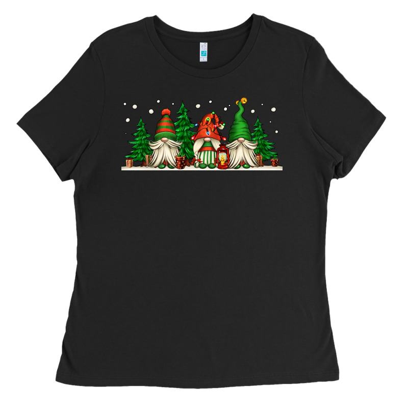 Christmas Gnomes Ladies Tee by Jasminsmagicworld | Teevron