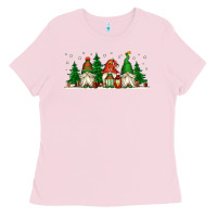 Bubblegum Pink Christmas gnomes Ladies Tee - Jasminsmagicworld