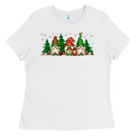 White Christmas gnomes Ladies Tee - Jasminsmagicworld