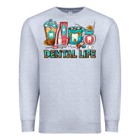Heather Grey Dental Life Dentist Coffee Cups Premium Sweatshirt - FaDigitalArtStudio