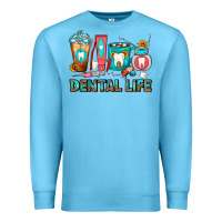 Ocean Blue Dental Life Dentist Coffee Cups Premium Sweatshirt - FaDigitalArtStudio