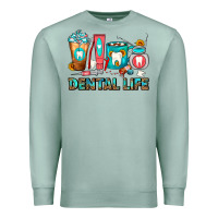Seafoam Dental Life Dentist Coffee Cups Premium Sweatshirt - FaDigitalArtStudio