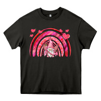 Asphalt valentines day rainbow with cupid gnome Heavy Core Tee - NancyCooperArtShop